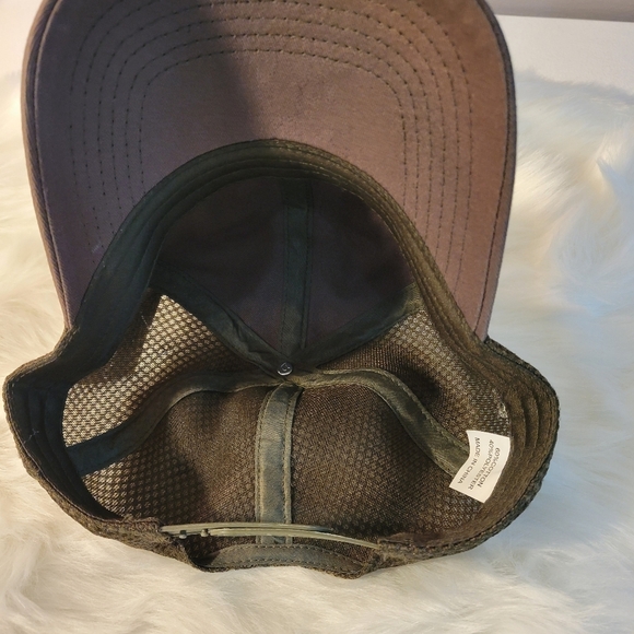 Brown and Green USA Mens Cap - Picture 5 of 9
